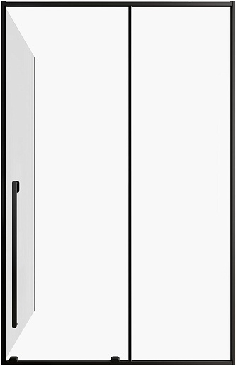 Allen Brau Душевой уголок Fantasy 130x80 3.11007.31/3.11012.31 чёрный матовый – фотография-2