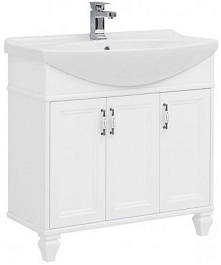 Aquanet Комплект мебели Валенса NEW 85 белый – фотография-5