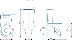 Rosa Унитаз-компакт Рио – фотография-5