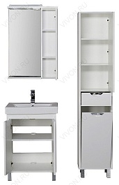 Aquanet Мебель для ванной "Гретта 60" 2 двери (177033) – фотография-3