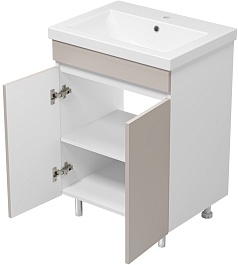 Misty Тумба под раковину Майна 60 сливки/белая – фотография-3