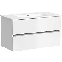 Sancos Тумба под раковину Urban 90 белый глянец