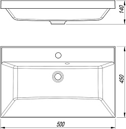 Style Line Тумба с кварцевой раковиной серый шелк Моно 50 серая галька – фотография-6