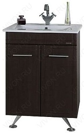 Водолей Мебель для ванной "Ницца D 60" венге, умывальник Classic – фотография-2