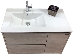 Comforty Мебель для ванной Бремен 90 дуб белый – фотография-6