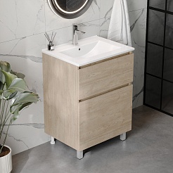 Teymi Тумба с раковиной Laina 60 дуб светлый – фотография-2