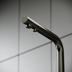 Sancos Смеситель для кухни Foster вороненая сталь SC4014GG – фотография-4