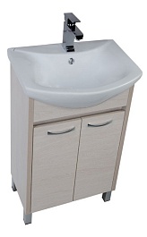 Aquanet Тумба с раковиной "Донна 60" беленый дуб – фотография-3