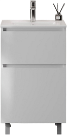 Teymi Тумба с раковиной Laina 50 белая матовая – фотография-1