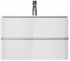 Am.Pm Тумба с раковиной Sensation 80 белый глянец – фотография-1