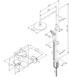 Am.Pm Душевая система X-Joy F40885A34 – фотография-8