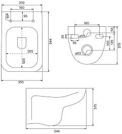 Iddis Унитаз Vibe VIBRDSEi25 подвесной безободковый – фотография-9