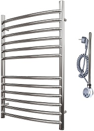 Point Полотенцесушитель электрический П12 400x800 PN05148SE хром – фотография-1