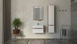 Velvex Зеркало Crystal Cub 60 темный лен – фотография-2