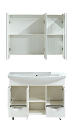 Misty Мебель для ванной Лаванда 80 с ящиками – фотография-5