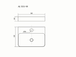 Aquatek Накладная раковина 50 AQ3231-00 белая – фотография-2