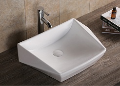 Ceruttispa Раковина накладная 60 CR7065 белая – фотография-2