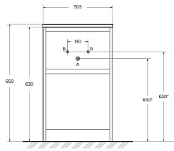 BelBagno Мебель для ванной Kraft 39 50 Rovere Tabacco – фотография-3