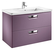 Roca Тумба с раковиной Gap 80 фиолетовая