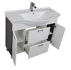 Aquanet Тумба с раковиной "Сити 100" венге (173235) – фотография-5