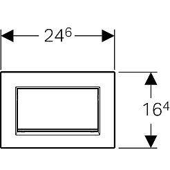 Geberit Кнопка смыва Sigma 30 115.893.45.1 позолота – фотография-2
