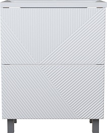 Mixline Тумба с раковиной Вектор 65 белая – фотография-1