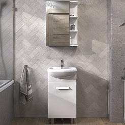 Vigo Мебель для ванной Hoska 45 белая – фотография-1