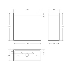BelBagno Бачок для унитаза Energia BB8134T – фотография-3
