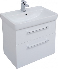 Dreja Тумба с раковиной Q MAX 70 белая – фотография-4