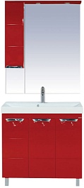 Misty Мебель для ванной Петра 75 красная L – фотография-1