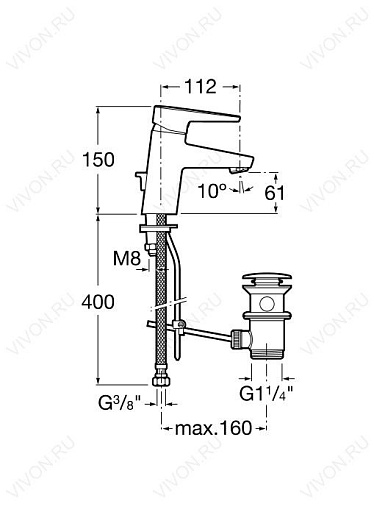 Roca Смеситель "Esmai 5A3031C00" – фотография-4