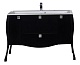 Aquanet Тумба с раковиной "Мадонна 120" черная с кристаллами "Swarovski" (168902) – картинка-15