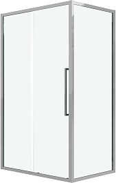 Grossman  Душевой уголок Cosmo 130x70x195 профиль хром стекло прозрачное – фотография-1