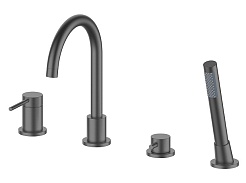 Oliveeka Душевая система Y OL-669017-BGM матовый оружейный металл – фотография-1