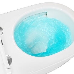 Azario Унитаз подвесной Nemi AZ-1293WH безободковый белый – фотография-13