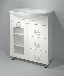 Какса-а Мебель для ванной Витраж 70 L – фотография-2