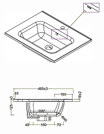 BelBagno Мебель для ванной Kraft 60 напольная Bianco Opaco раковина BB600ETL – фотография-7