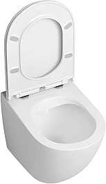 Vivon Унитаз приставной Olkott PRWH01 безободковый с быстросъёмным сиденьем микролифт – фотография-8