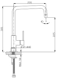 Timo Смеситель Saona 2306F Sandy – фотография-2