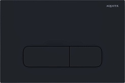 Aquatek Унитаз подвесной Европа New AQ1106-00 в комплекте с инсталляцией Standard INS-0000012 с клавишей смыва KDI-0000017 матовая черная и крепления KKI-0000002 – фотография-3