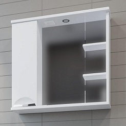 Mixline Мебель для ванной Этьен 75 L белая – фотография-8