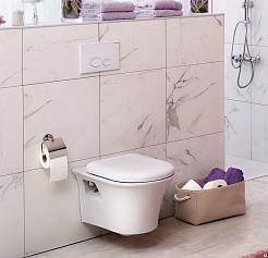 Creavit Унитаз подвесной Moon MO320 с биде – фотография-2