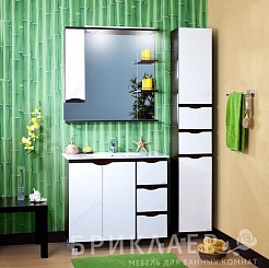 Бриклаер Зеркальный шкаф Токио 90 R – фотография-3