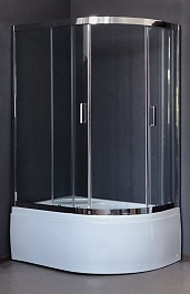 Royal Bath Душевой уголок RB 8120BK-T-CH L – фотография-5