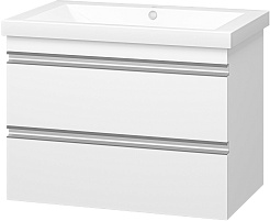 Misty Мебель для ванной Ингрид 75 подвесная белая – фотография-4