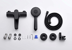 Aquatek Душевая система Оберон AQ1249MB матовый черный – фотография-7