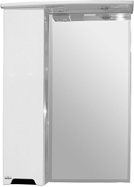 Mixline Зеркало-шкаф Прометей 64 L белый – фотография-1