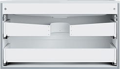 Vivon Тумба с раковиной Ostin 90 подвесная серая матовая – фотография-8