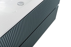 BelBagno Тумба под раковину Uno 100 подвесная Голубой матовый – фотография-5