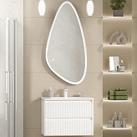 Brevita Мебель для ванной Riva 70 подвесная белая